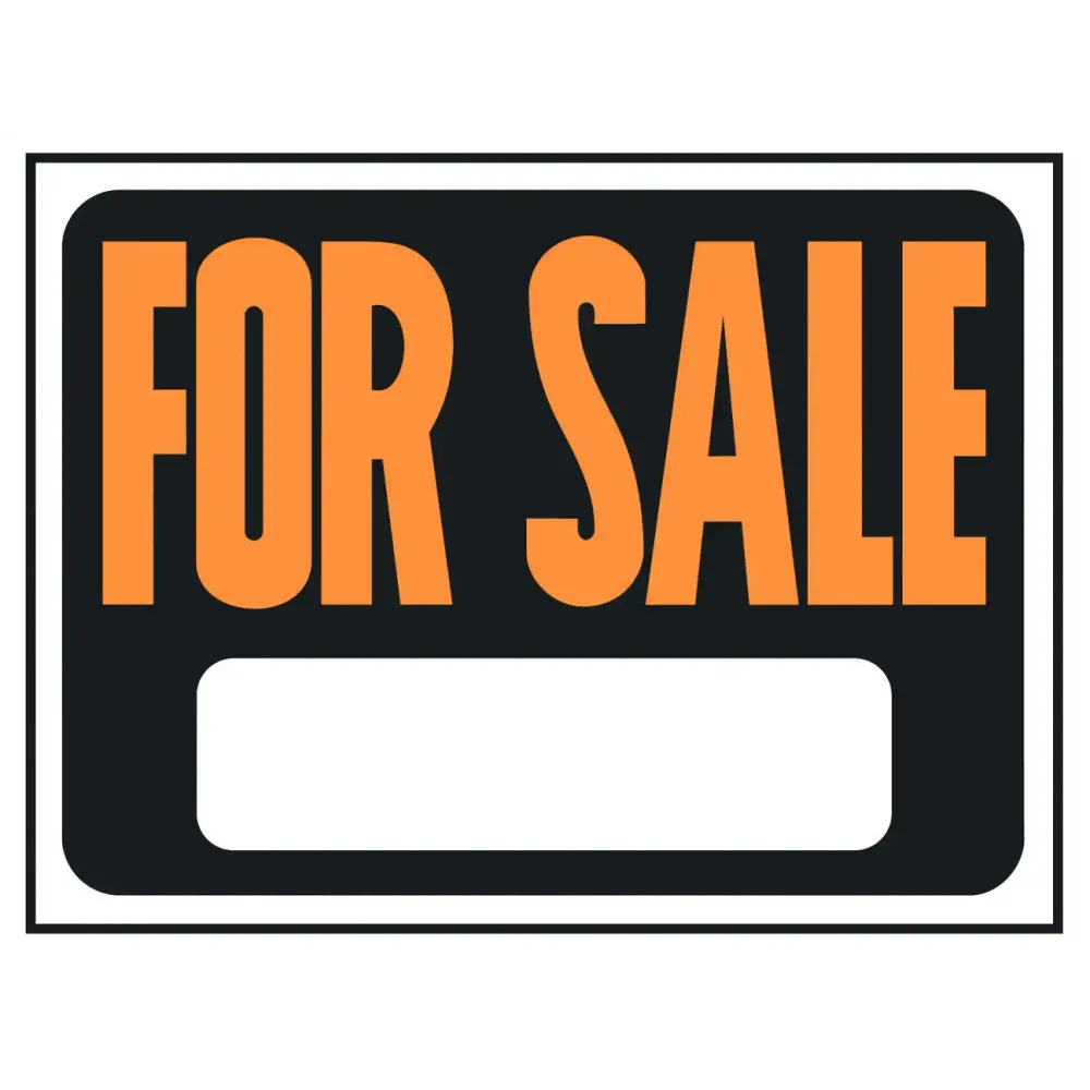 Hy Ko 3006 Hy Glo 9 Inch By 12 Inch Plastic For Sale Sign