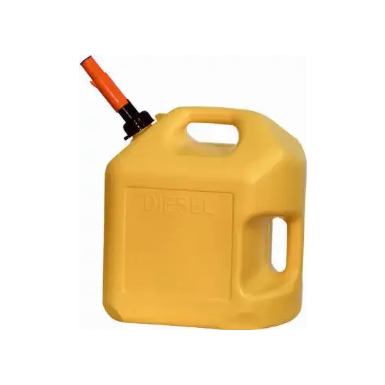 Midwest Can 8610 5 Gallon Yellow Diesel Can