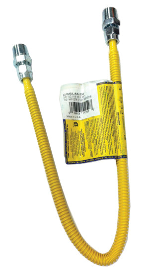 1/2 in. MIP (3/8 in. FIP Tap) x 1/2 in. MIP (3/8 in. FIP Tap) Gas Line