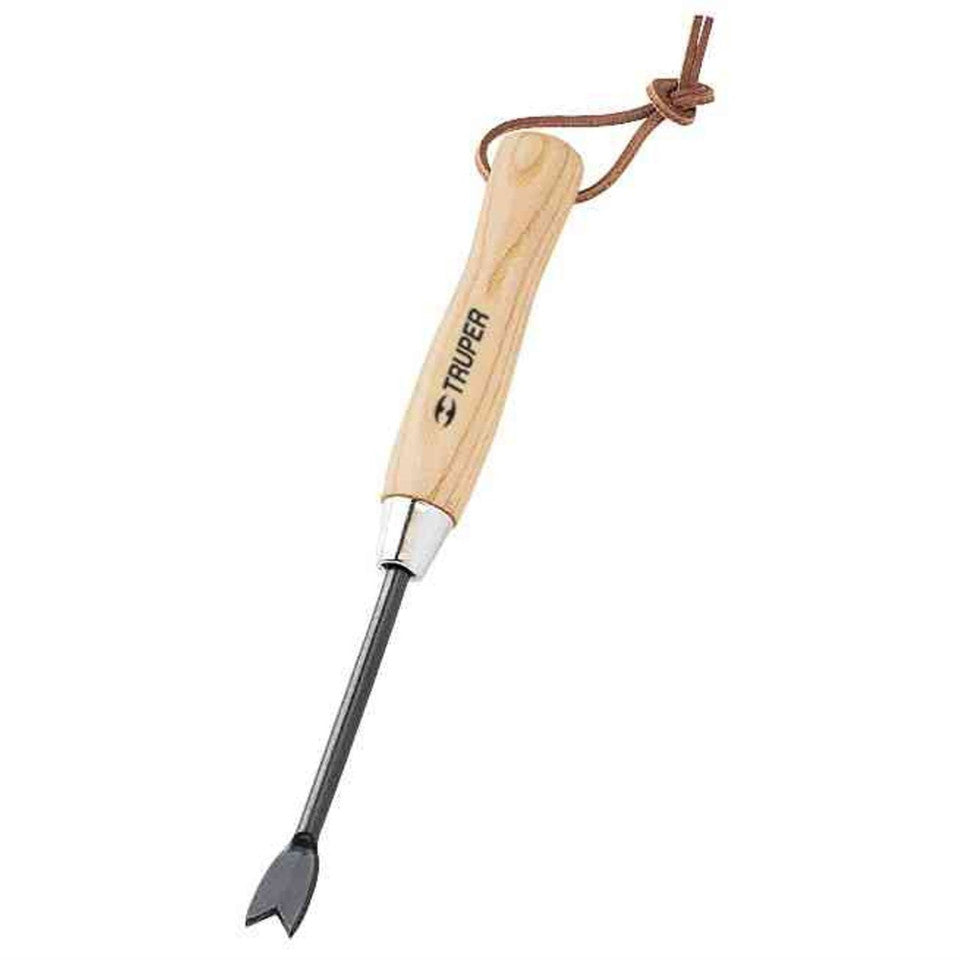 Truper Floral Garden Hand Tool Weedier Ash Handle, 6-Inch