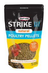 Durvet® Strike III Natural Poultry Pellets : 1 LB