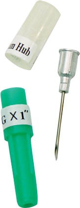 Ideal Needle 18G X 1 in. Aluminum Hub