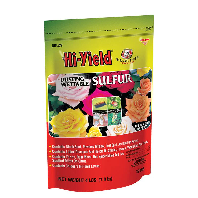 Hi-Yield Dusting Wettable Sulfur - 4 lb