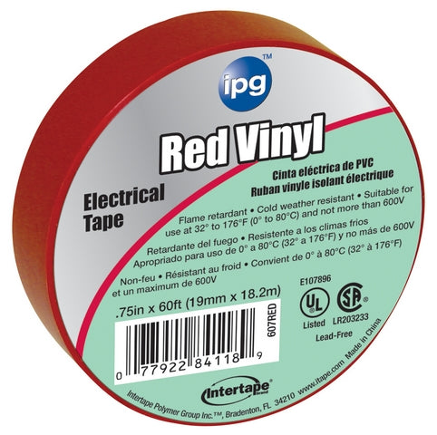IPG 602 3/4"x60 Yard Vinyl Electrical Tape