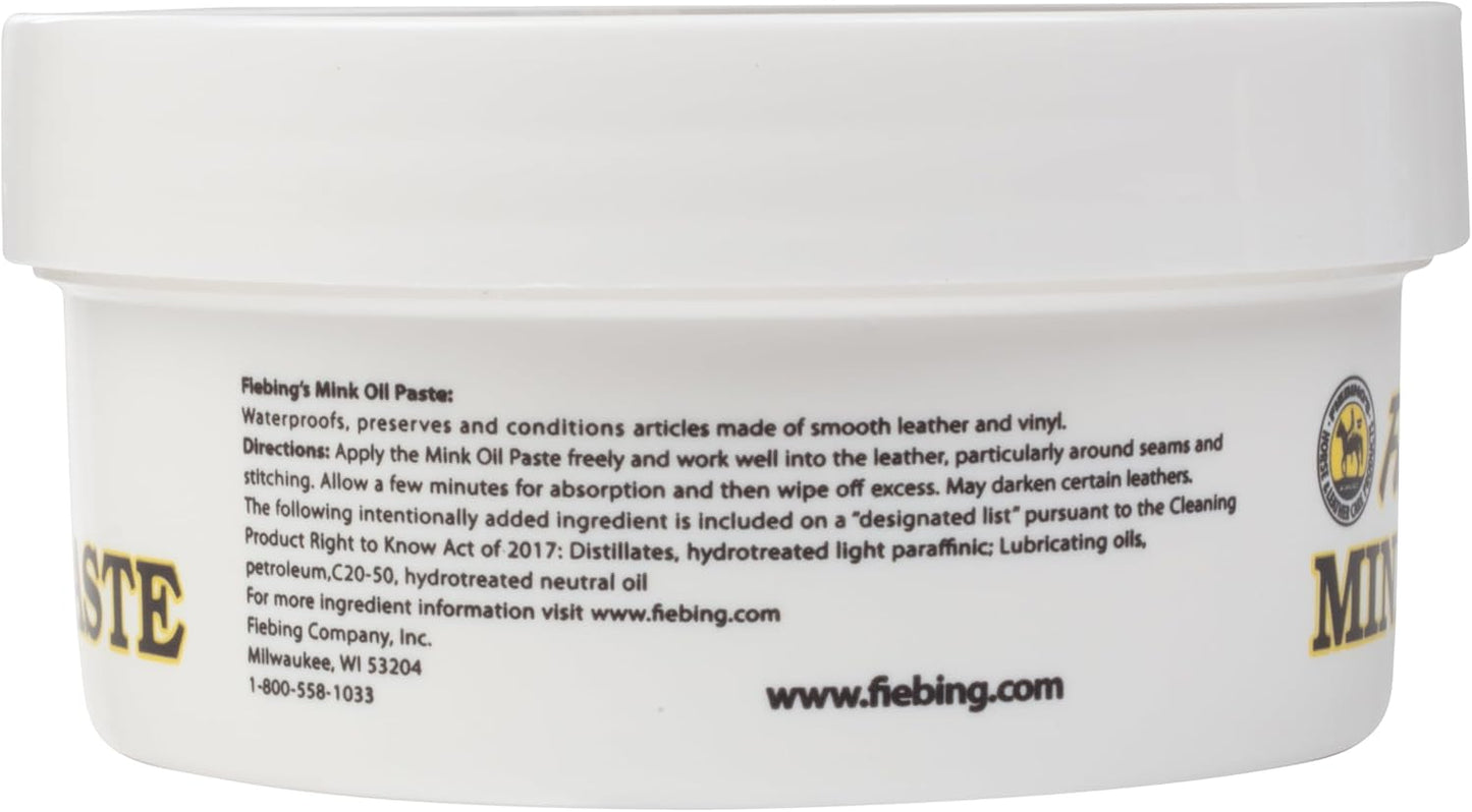 Fiebing's Mink Oil Paste : 6 OZ.