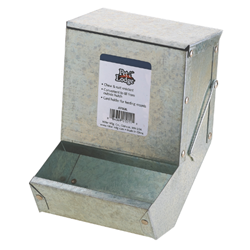 SMALL ANIMAL FEEDER W/LID 5"