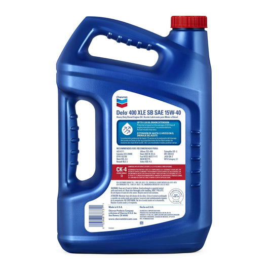 Delo 400 XLE SB Synthetic Blend SAE 15W-40 Heavy-Duty Diesel Motor Oil 1 Gallon
