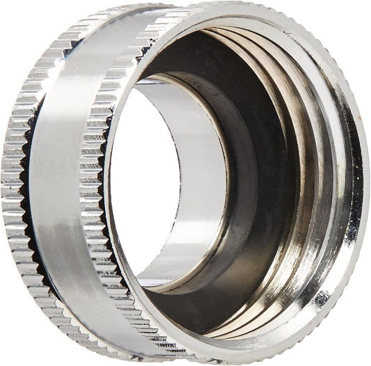 Plumb Pak PP800-64LF Dual Threaded Faucet Aerator Hose Adapter, 55/64-27 Id X 3/4-11-1/2 Od, 3/4" x 11-1/2"