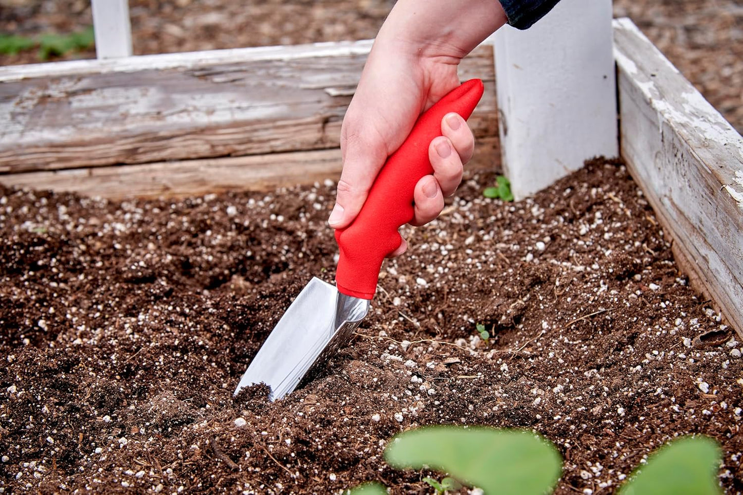 Comfort Trowel, Polished Aluminum, Comfort Grip