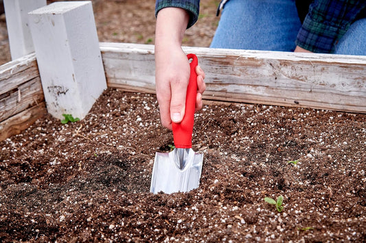 Comfort Trowel, Polished Aluminum, Comfort Grip