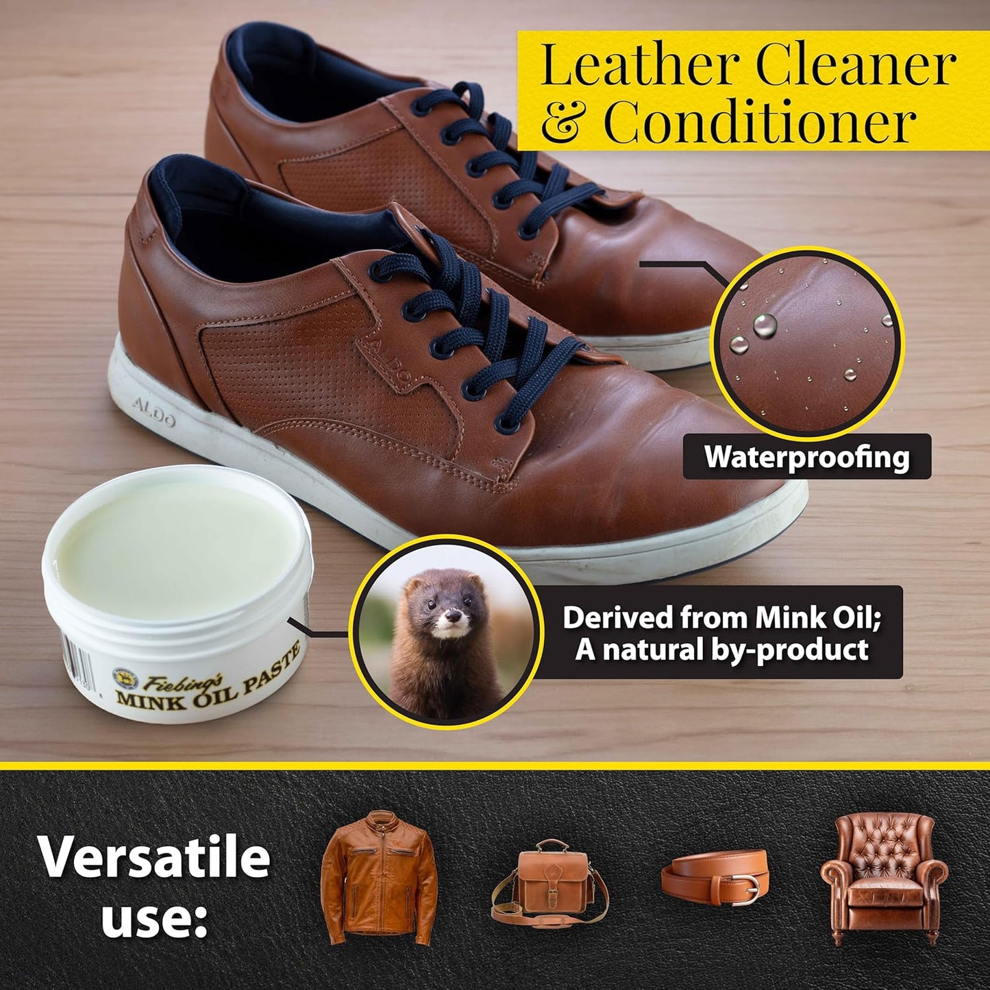 Fiebing's Mink Oil Paste : 6 OZ.