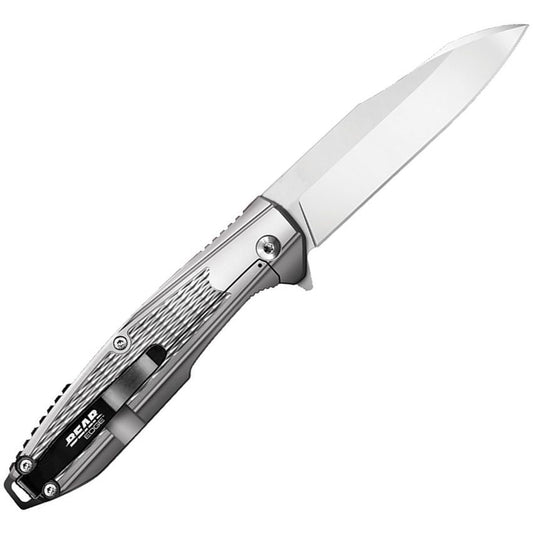 Bear & Son 61125 Linerlock Knife Stainless Handles