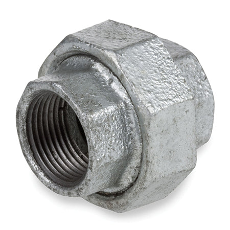 GALV 1/4" UNION BR SEAT 150#