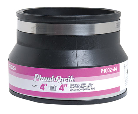 Fernco P1002-44 4 Inch Flexible Coupling