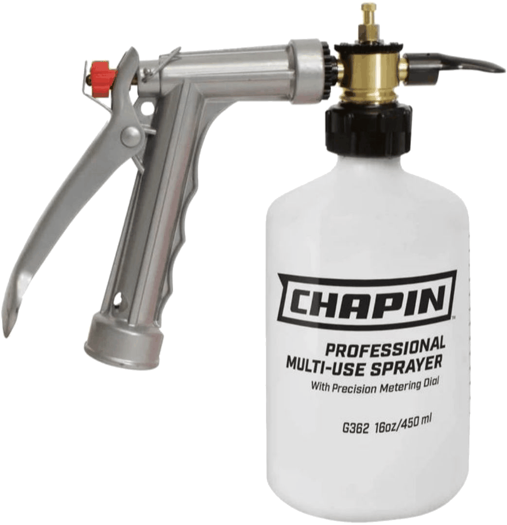 CHAPIN HOSE END SPRAYER WITH PISTOL NOZZLE 16OZ. ADJUSTABLE