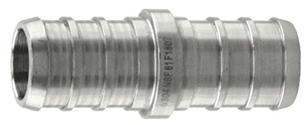 PEX 1/2" SS COUPLING 304