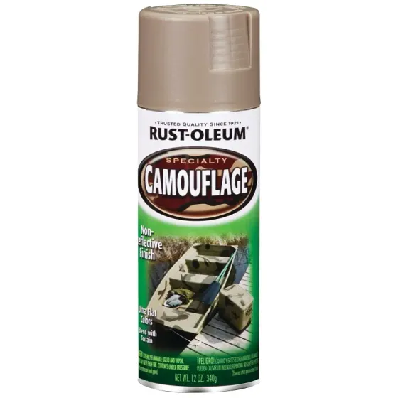 Rust-Oleum 2791770 Camouflage Spray Paint Ultra Flat Khaki 12 Ounce