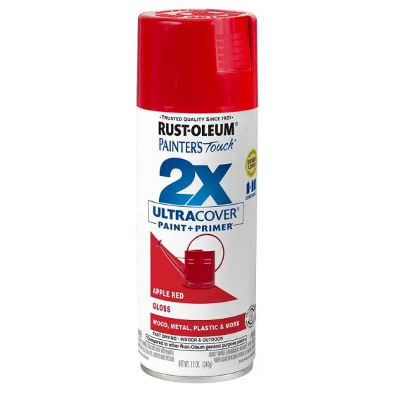 Rust-Oleum 334024 Painters Touch 2X Ultra Cover Paint RED