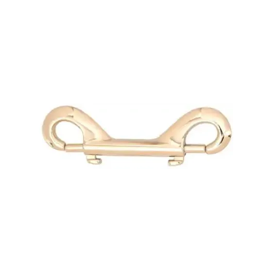 Campbell Chain T7615302 Double Ended 3/8 Inch Bolt Snap 4 Inch Overall Nickel Plated