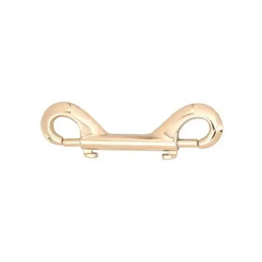 Campbell Chain T7615302 Double Ended 3/8 Inch Bolt Snap 4 Inch Overall Nickel Plated