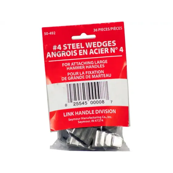 Link Handle 64146 3/4 By 1 1/16 Inch Steel Handle Wedge Pack Of 36