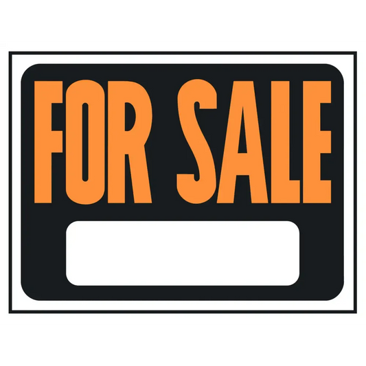 Hy Ko 3006 Hy Glo 9 Inch By 12 Inch Plastic For Sale Sign