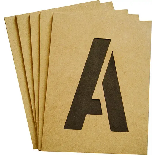 Hy Ko ST-3 ST Series 3 Inch Number And Letter Stencil Set