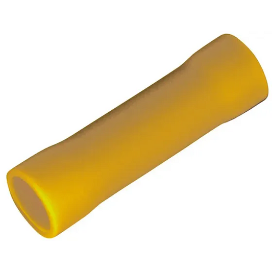 GB 20-126 Butt Splice Connector Yellow 12 To 10 Gauge
