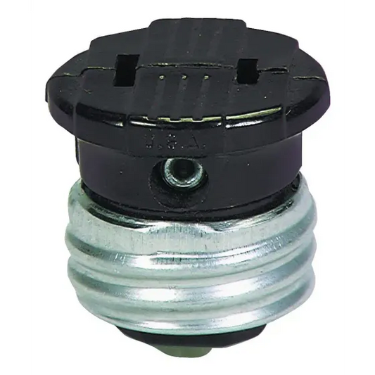 Eaton Wiring Devices 758B-BOX Adapter, 660 W, 1-Outlet, Thermoplastic, Black