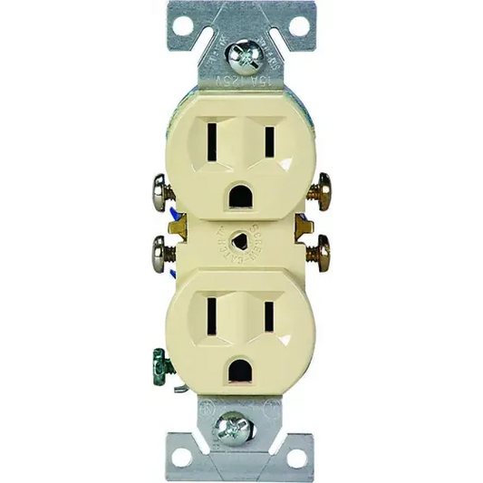 Eaton Wiring Devices 270V Ivory Grounded Receptacle