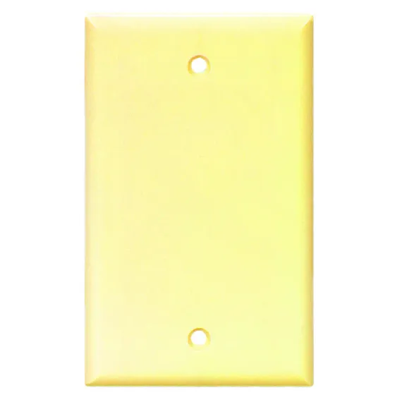 Eaton Wiring Devices 2129V-BOX Blank Standard Wall Plate 1 Gang Ivory