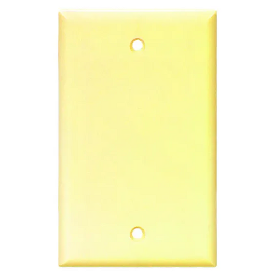 Eaton Wiring Devices 2129V-BOX Blank Standard Wall Plate 1 Gang Ivory