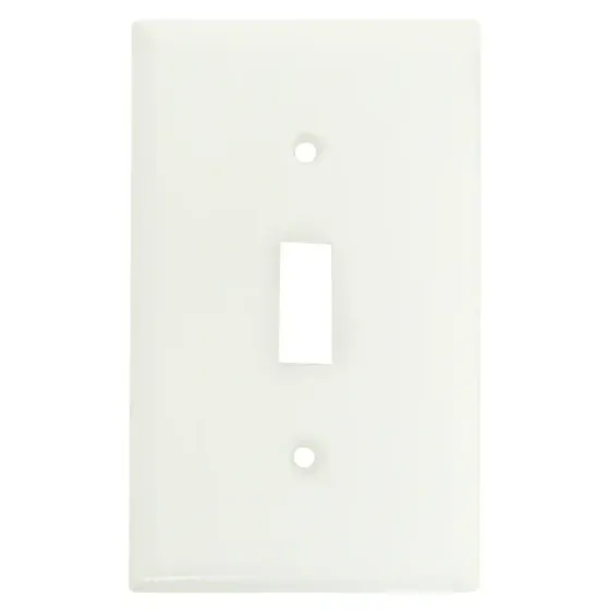Eaton Wiring Devices 2134W-BOX 1 Gang Standard Toggle Wall Plate White