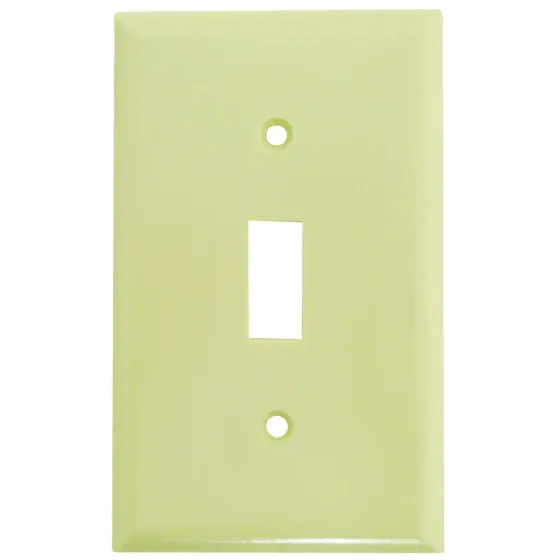 Eaton Wiring Devices 2134V-BOX 1 Gang Standard Toggle Wall Plate Ivory