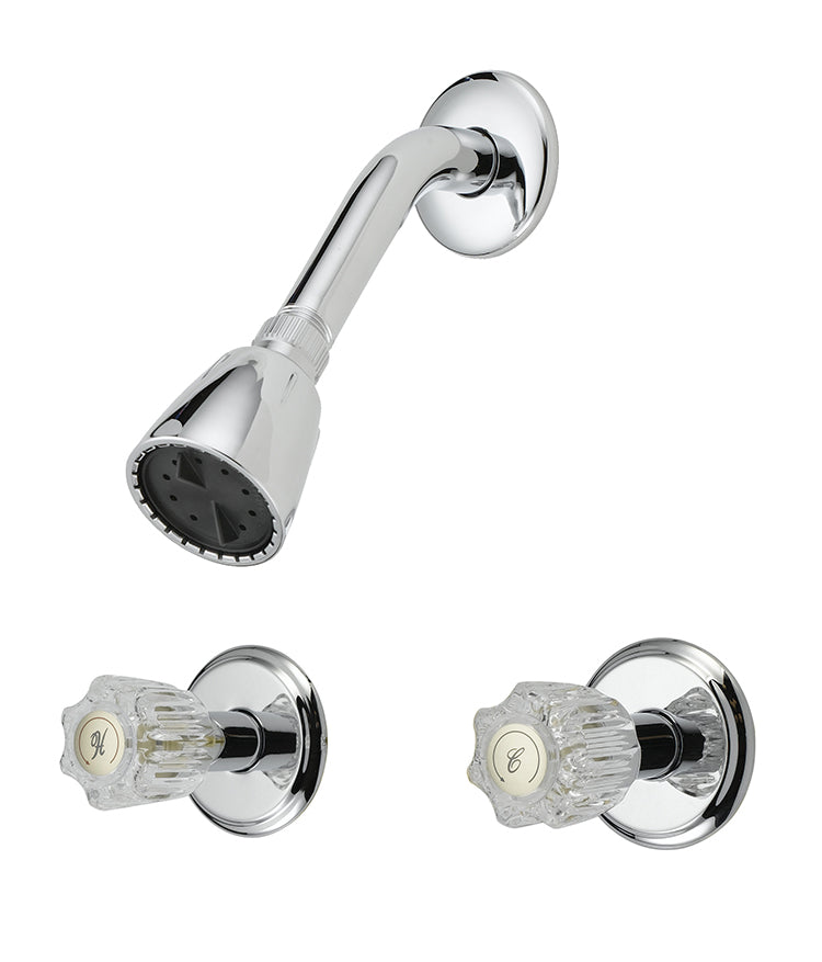 FAUCET SET SHOWER B&K 222-216-CHROME