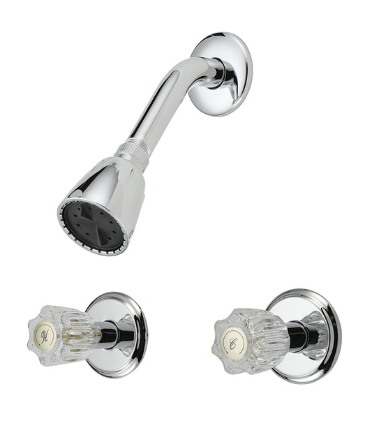 FAUCET SET SHOWER B&K 222-216-CHROME