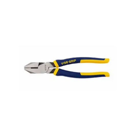 Irwin 2078209 Lineman's Plier 9-1/2 Inch Oal Cushion Grip Handle 1-1/4 Inch W Jaw 1-9/16 Inch Jaw