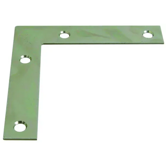 National Hardware N266-569 Flat Corner Iron Brace 4 By 3/4 By 0.07 Inch Zinc Plated Steel Bulk