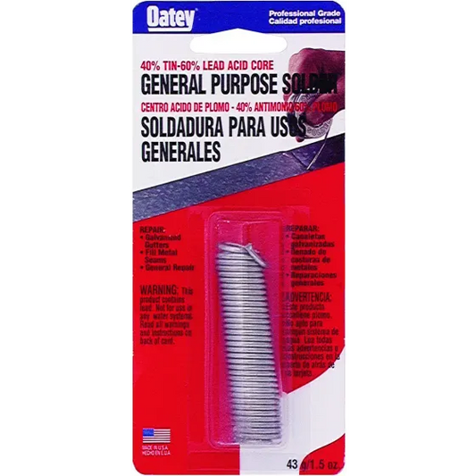 Oatey 53011 1 1/2 Ounce General Purpose Solder