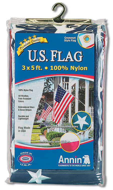 FLAG 3X5 NYLON USA-3 X 5