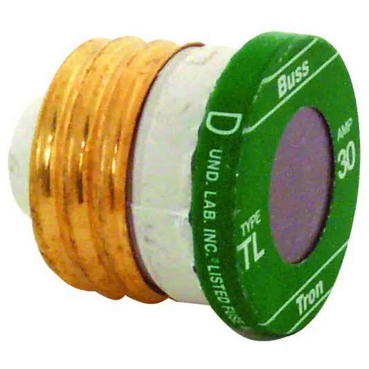 Cooper Bussmann TL-30 Tron Time Delay Plug Fuse TL 30 Amp 4 Pack