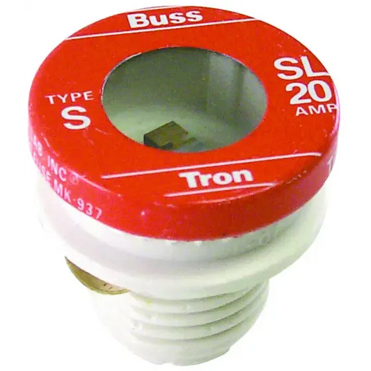 Cooper Bussmann SL-20 Tron Time Delay Plug Fuse SL 20 Amp 4 Pack