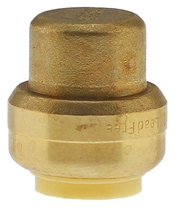 NO LEAD 1/2" PUSHFIT CAP PLUMB PEX