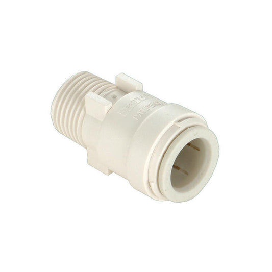 Watts Pex Quick Connect Pipe Adapter, Copper, 3/8 X 1/2 In. Mpt