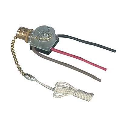Canopy Switch Low-Med-Hi Pull Chain 6/3A125/250V BD