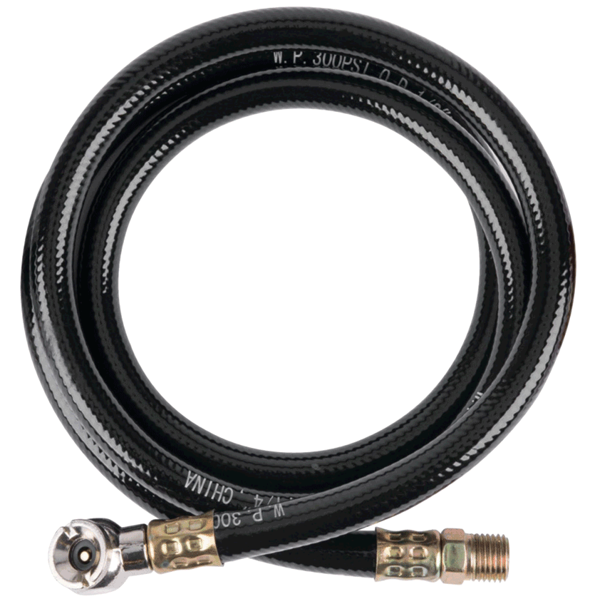 Performance Tool W10057 Air Hose With Tire Chuck 4 Feet