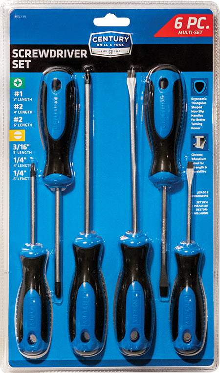 Screwdriver Set, 6 pcs  72196