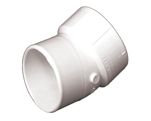 Pipe 3-in x 22.5-Degree PVC DWV Street Elbow