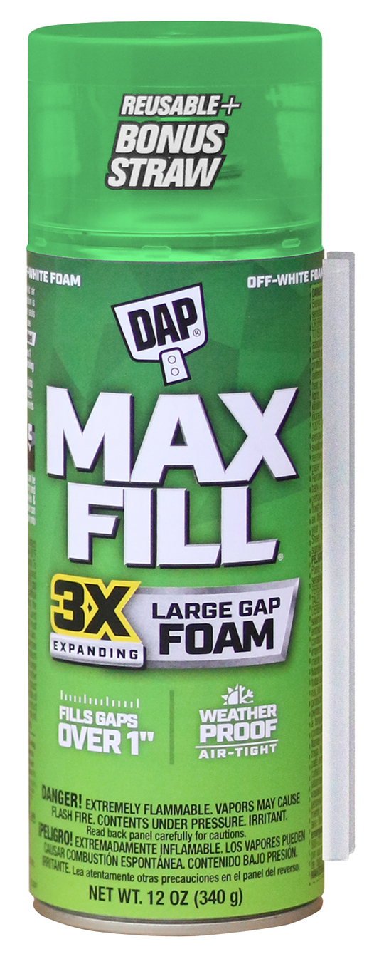 Dap 7565000043 Touch'n Foam Max Fill Series Triple Expanding Foam Sealant,