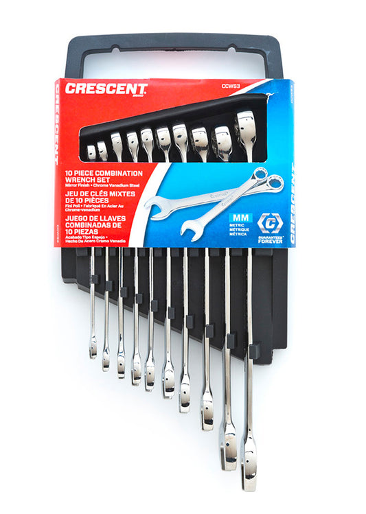 Crescent SAE Combination Wrench Set 12 Point 10pc